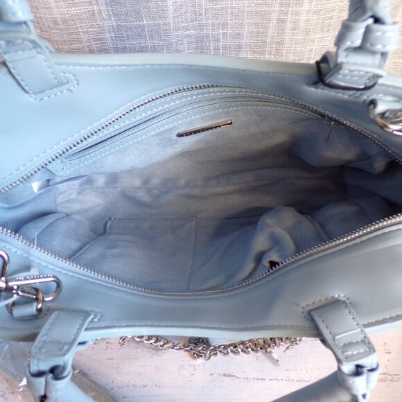 Steve Madden BCharmy Purse, Blue Haze Satchel - Picture 6 of 10